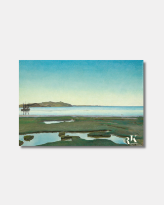 L.A. Ring - Sommerdag. Roskilde Fjord (50 x 70 cm)